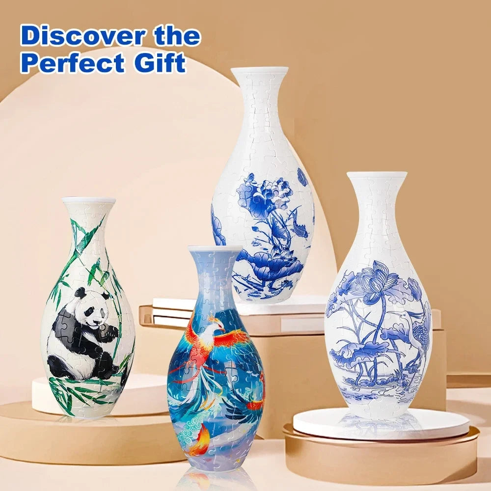 3D Puzzle Flower Vase