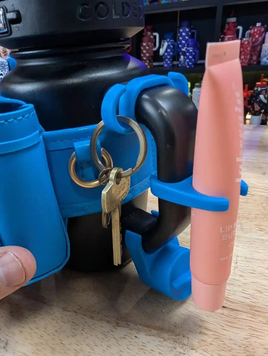 Mini Backpack & Squeeze Holder, Key Hanger, Mint Box