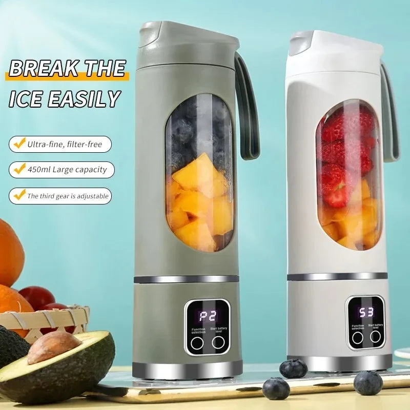Portable Blender – USB-C, Fruit Juicer for Post-Workout Shakes