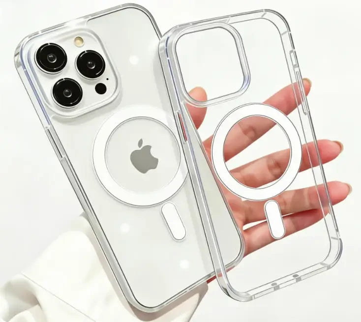 Magnetic Transparent Wireless Charge Phone Case