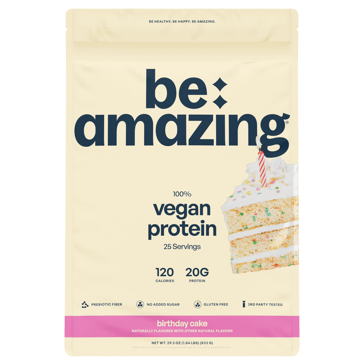 Vegan Protein Powder – 20g Protein, 25 Servings, Multiple Flavors