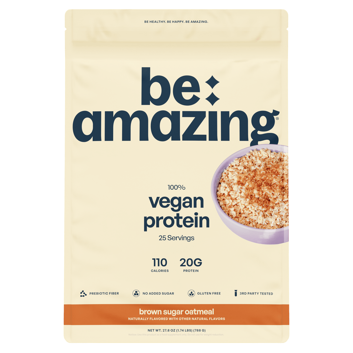 Vegan Protein Powder – 20g Protein, 25 Servings, Multiple Flavors