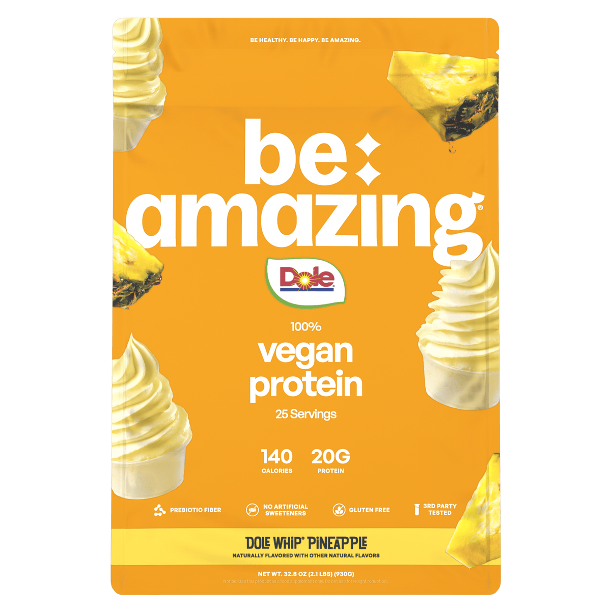 Vegan Protein Powder – 20g Protein, 25 Servings, Multiple Flavors