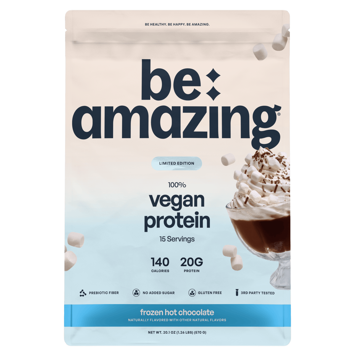 Vegan Protein Powder – 20g Protein, 25 Servings, Multiple Flavors
