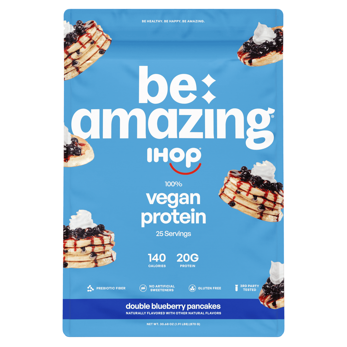 Vegan Protein Powder – 20g Protein, 25 Servings, Multiple Flavors