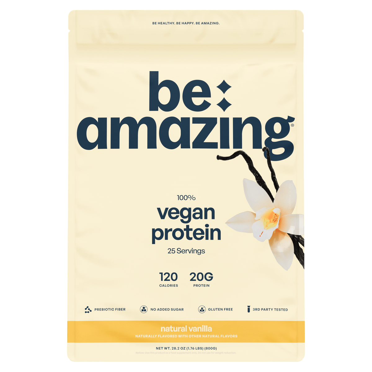 Vegan Protein Powder – 20g Protein, 25 Servings, Multiple Flavors