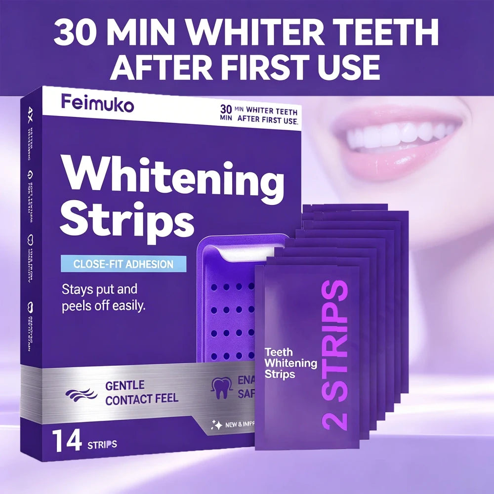 Purple Teeth Whitening Strips