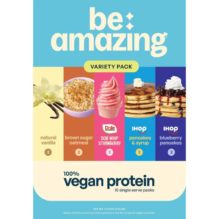 Vegan Protein Powder – 20g Protein, 25 Servings, Multiple Flavors
