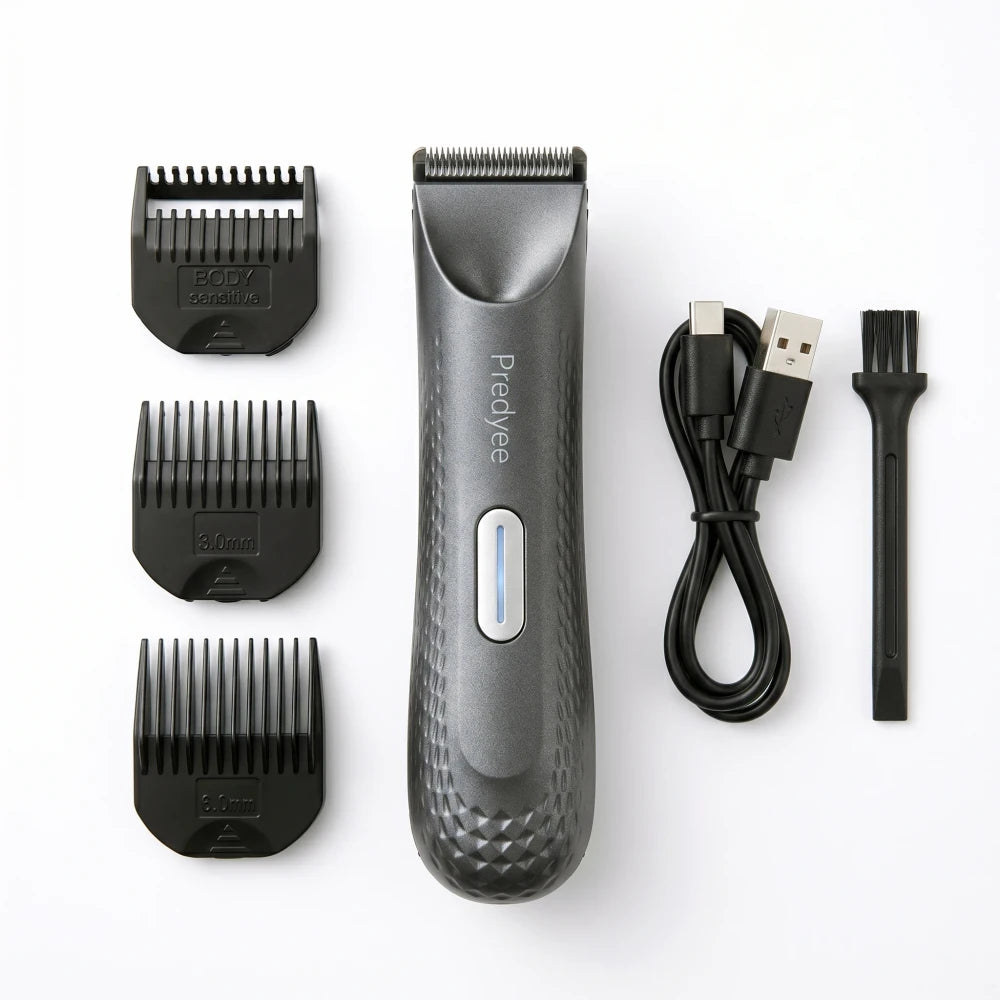 Waterproof Men Body Hair Trimmer
